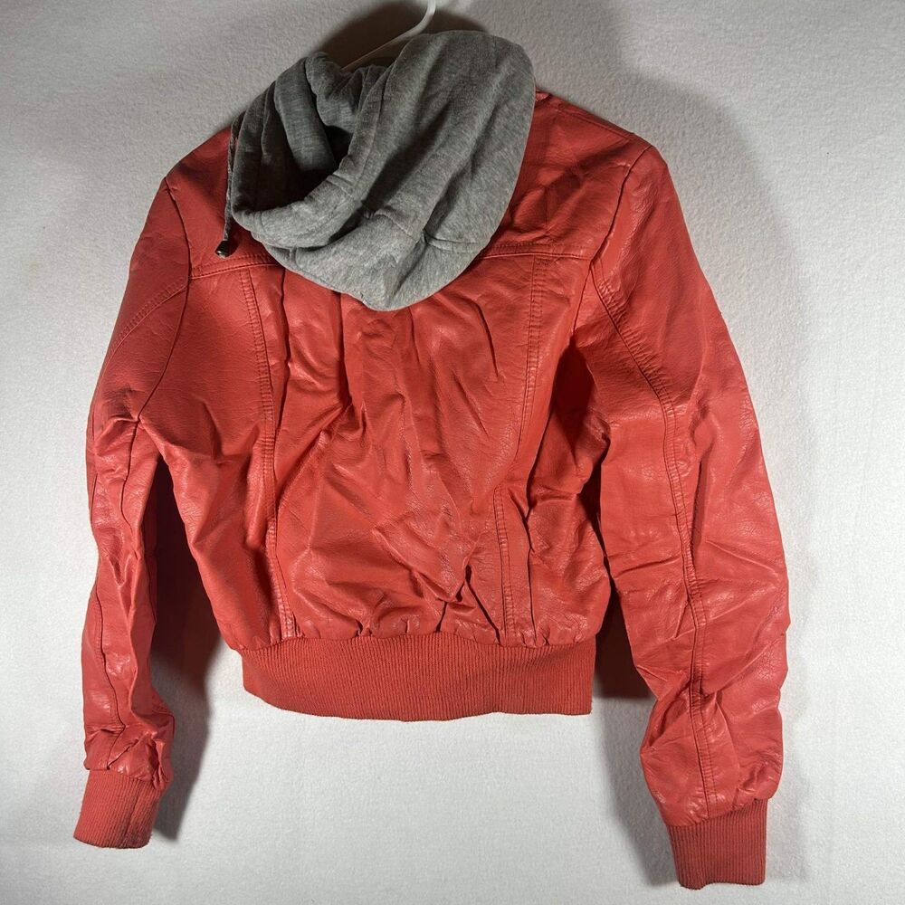Charlotte Russe Coat Rustic Orange Jacket Lined Women Large Peacoat - Picture 11 of 15